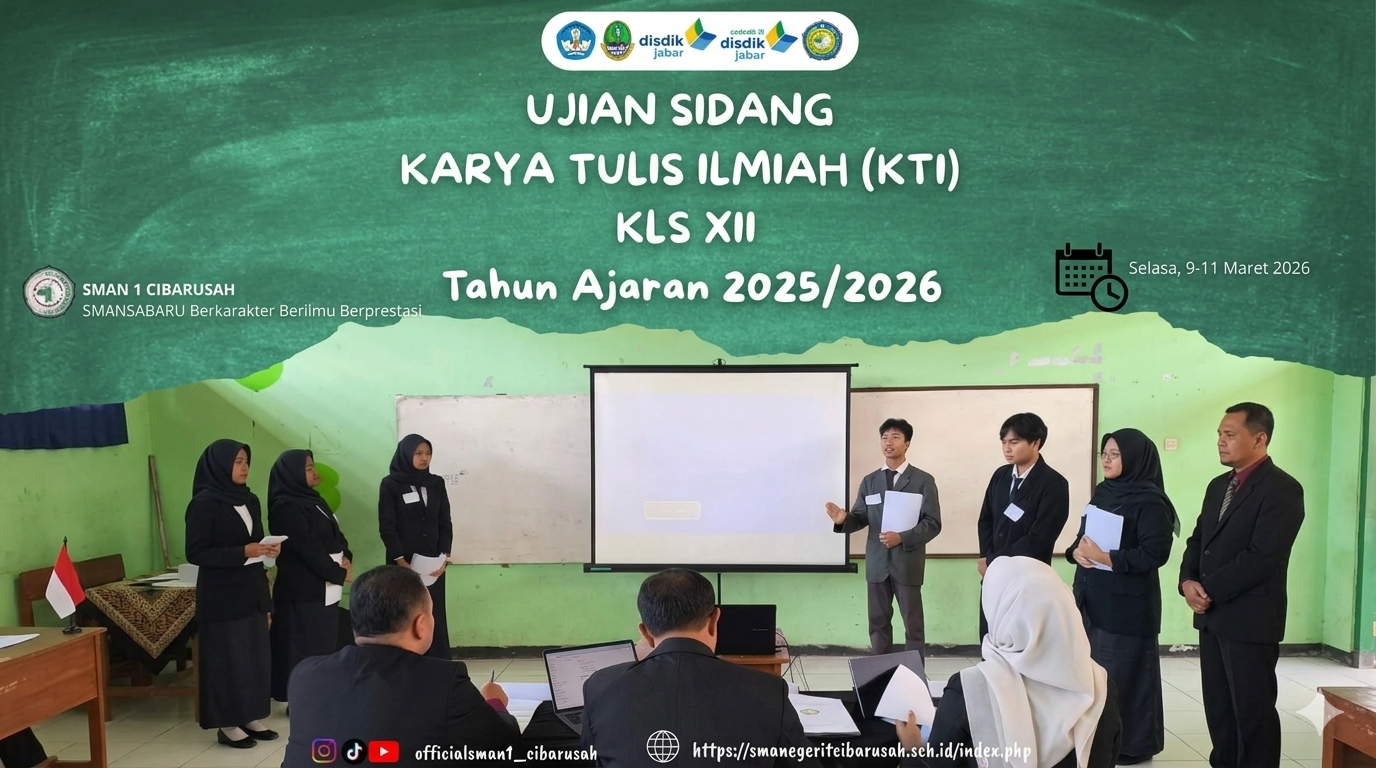 Ujian Sidang Karya Tulis Ilmiah Kelas XII, Wujudkan Generasi Kritis dan Berdaya Saing